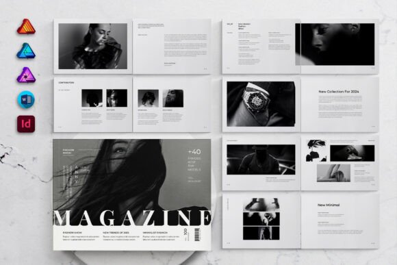 Download Magazine Design Landscape - Premium Bundle